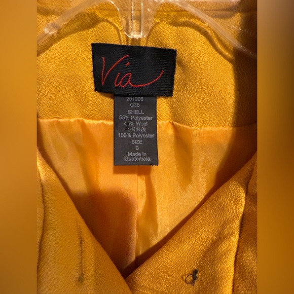 Via || Victoria's Secret Gold Button Trench Coat Miltary - Picture 7 of 8